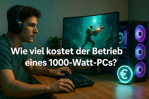 Wie viel kostet der Betrieb eines 1000-W-PCs?