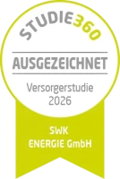 STUDIE360 Versorgerstudie 2026: Ausgezeichnet – SWK ENERGIE GmbH